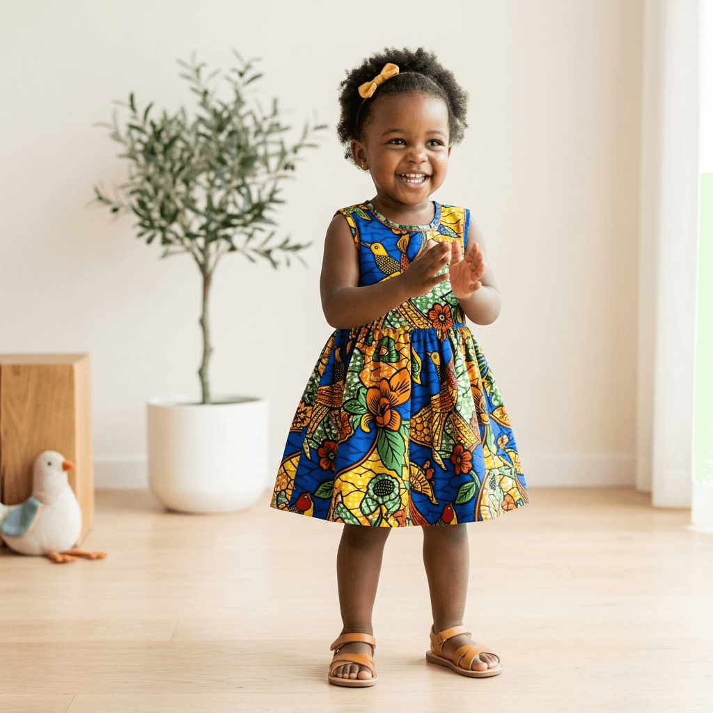Aso Bloom premium children Ankara fashion