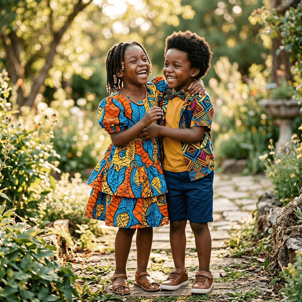 Aso Bloom premium children Ankara fashion